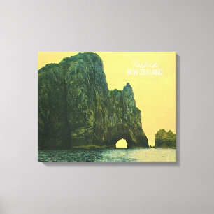 Nya Zeeland Hål i Sten Canvastryck