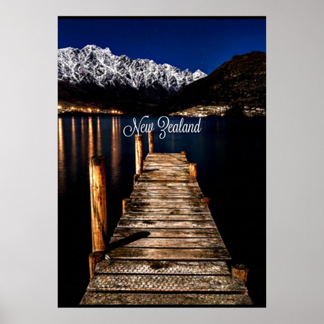 Nya Zeeland i natt Poster (Framsidan)