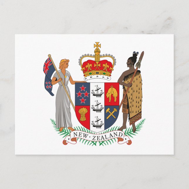 Nya Zeeland Jackar Arm Postcard Vykort (Framsida)