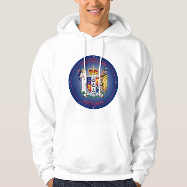 Nya Zeeland Jackar av Arm Circle Shape Hoodie (Framsida)