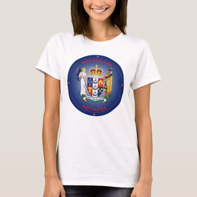 Nya Zeeland Jackar av Arm Circle Shape T Shirt (Framsida)