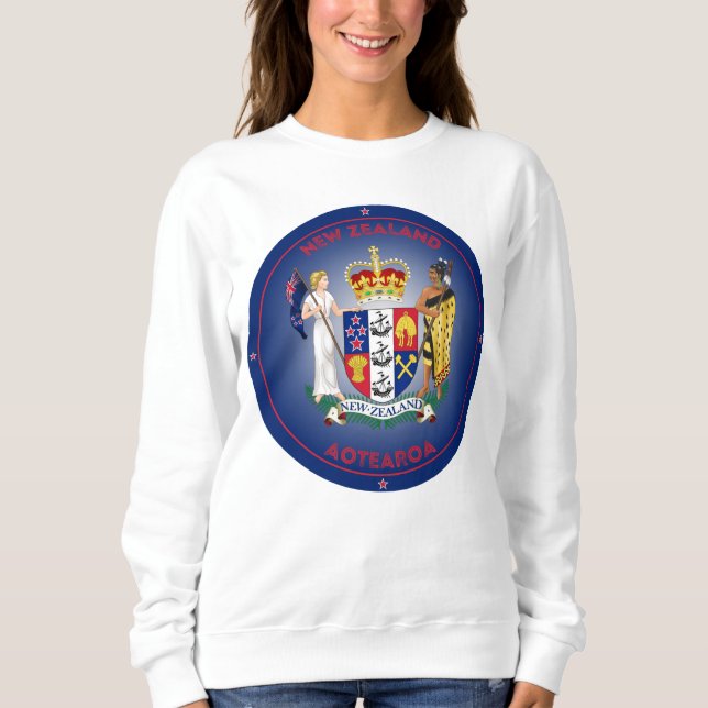 Nya Zeeland Jackar av Arm Circle Shape T Shirt (Framsida)