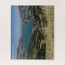 Nya Zeeland Jigszawa Puzzle - Akaroa gammal vulcan