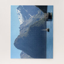 Nya Zeeland Jigszawa Puzzle - Cruising Milford Lju