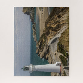Nya Zeeland Jigszle Puzzle - Castlepoint fyr Pussel