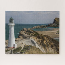Nya Zeeland Jigszle Puzzle - Castlepoint fyr
