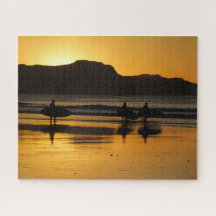 Nya Zeeland Jigszle Puzzle Gisborne surfer soluppg