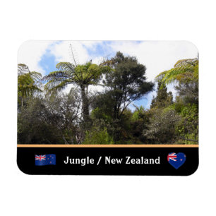 Nya Zeeland Jungle, Fern Träd / Forest Magnet