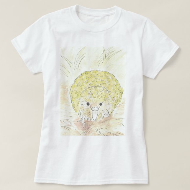 Nya Zeeland Kakapo bird T shirt (Design framsida)