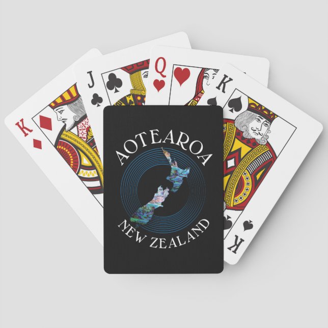 NYA ZEELAND KART RINGAR PAUA CASINOKORT (Baksidan)