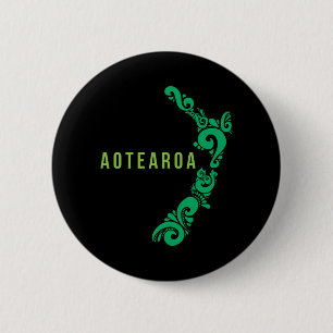 Nya Zeeland Karta Aotearoa Nya Zealander Gift Idea Knapp