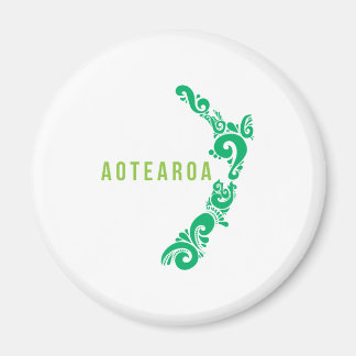 Nya Zeeland Karta Aotearoa Nya Zealander Gift Idea Magnet