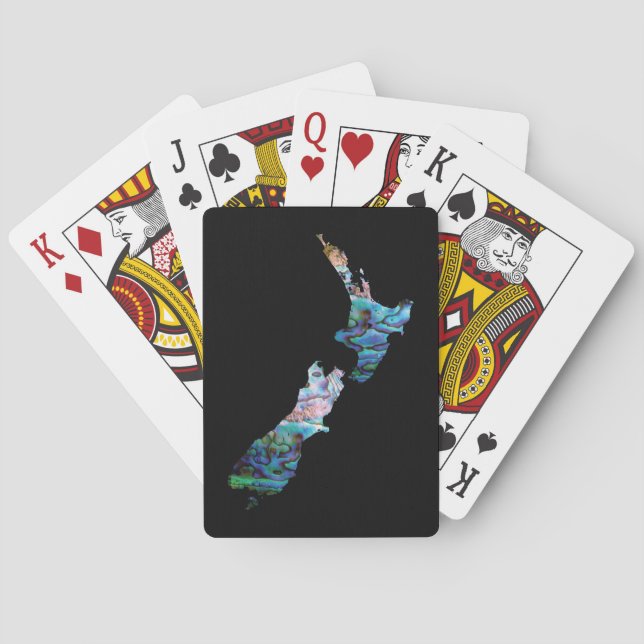 NYA ZEELAND KARTA ENKEL PAUA CASINOKORT (Baksidan)
