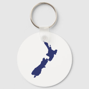 Nya Zeeland Karta Nyckelring