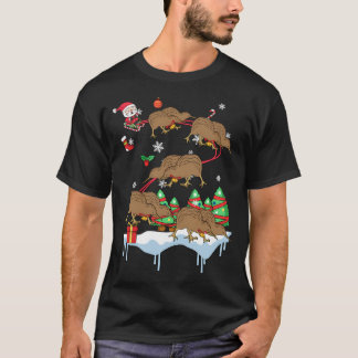 Nya Zeeland Kiwi Bird Ugly jul Winter Gift T Shirt