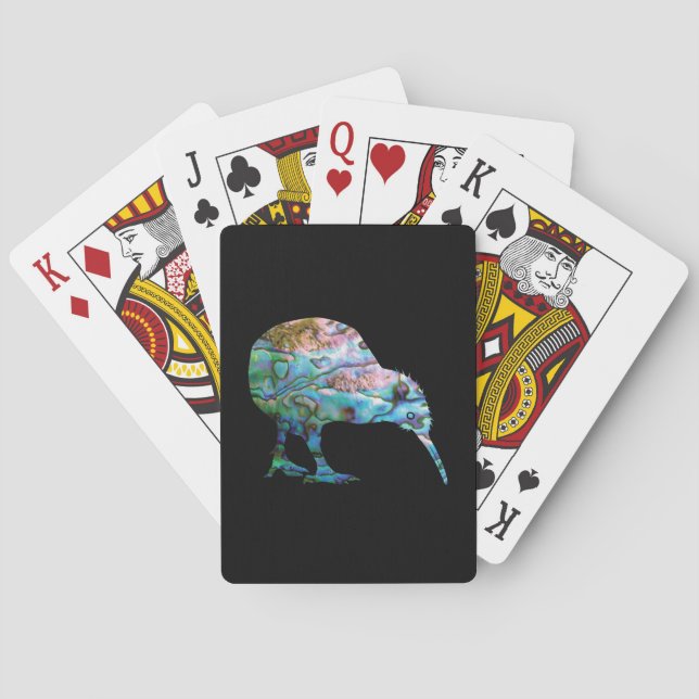 NYA ZEELAND KIWI ENKEL PAUA CASINOKORT (Baksidan)