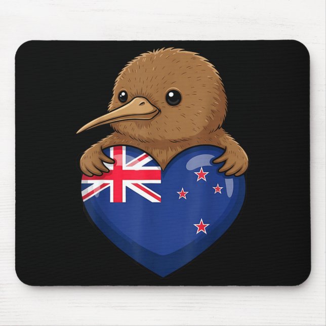 Nya Zeeland Kiwi-fågel Musmatta (Framsidan)