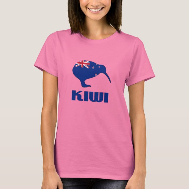 Nya Zeeland Kiwi Tee Shirt (Framsida)