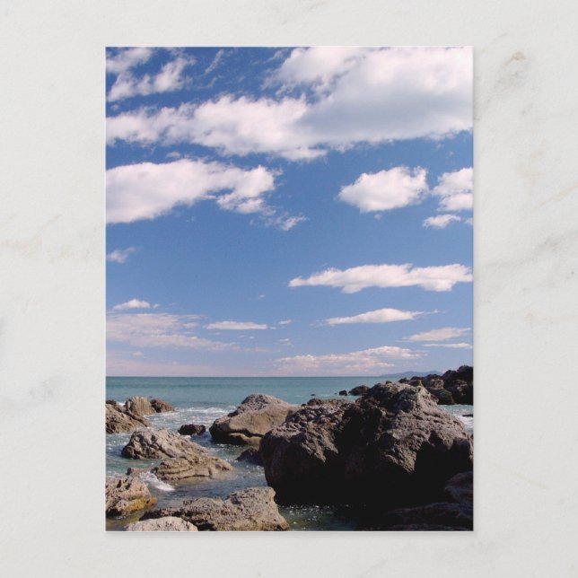 Nya Zeeland Kusten Vykort (Framsida)