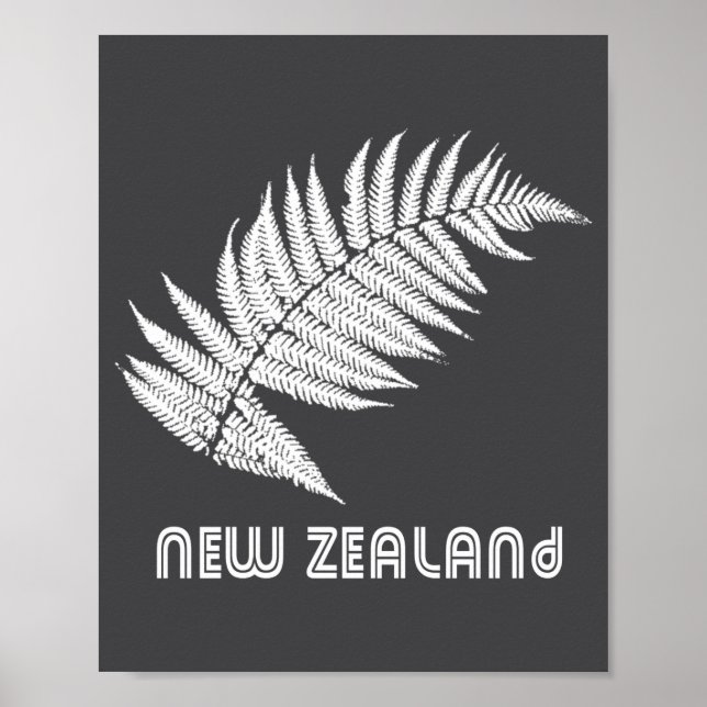 Nya Zeeland Långärmad  Poster (Framsidan)