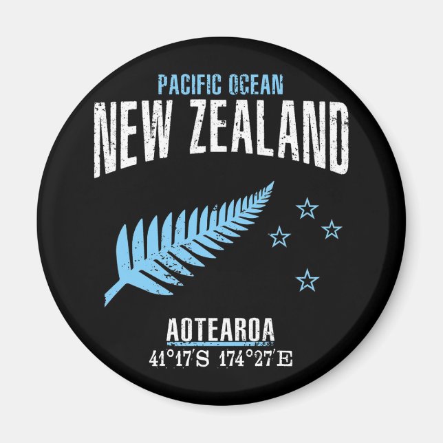 Nya Zeeland Magnet (Framsidan)