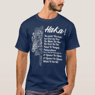Nya Zeeland Maori Haka Ka Mate Rugby T Shirt