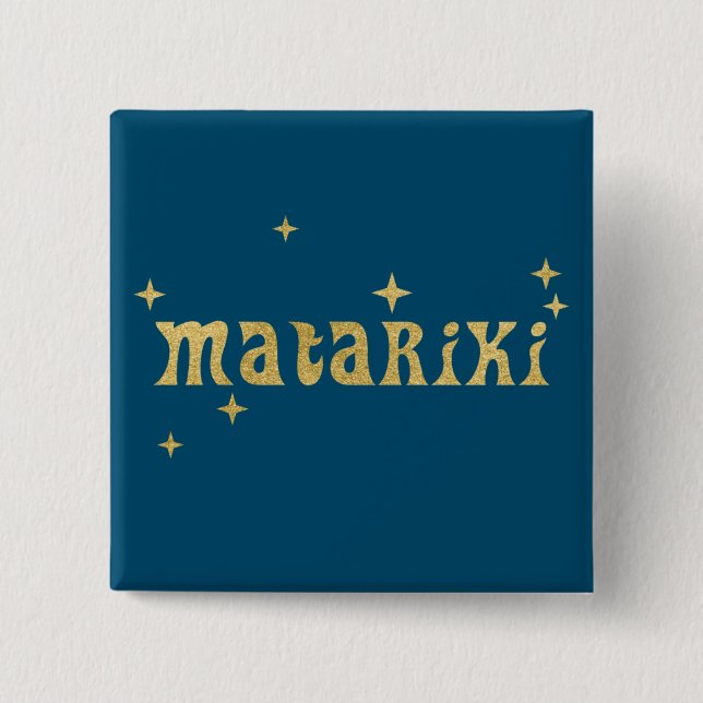 Nya Zeeland Maori - Matariki Stars 1 Knapp (Framsida)