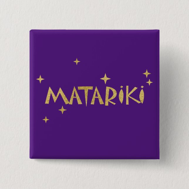 Nya Zeeland Maori - Matariki Stars 2 Knapp (Framsida)