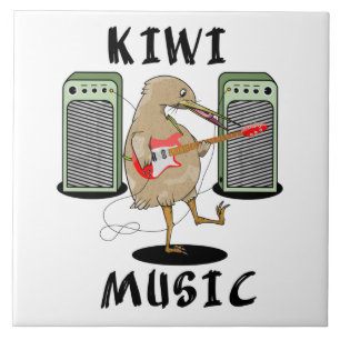 Nya Zeeland Music Kiwi spelar gitarr Kakelplatta