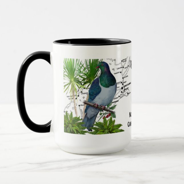 Nya Zeeland Native Bird Coffee Mugg (Vänster)