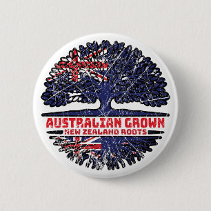 Nya Zeeland Nya Zeeland Australien Träd Knapp