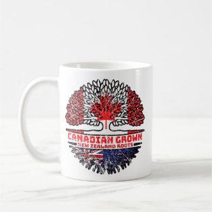 Nya Zeeland Nya Zeeland Canadian Canada Träd Roots Kaffemugg