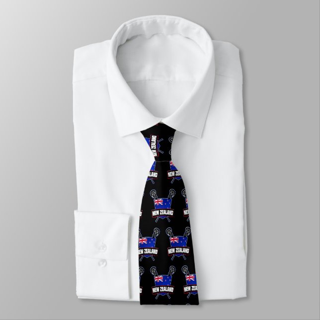 Nya Zeeland NZ Lacrosse Tie Slips (Bunden)
