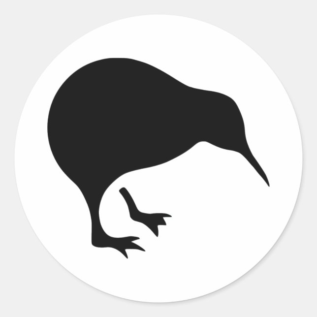 Nya Zeeland Ocer Runt Klistermärke (Framsida)