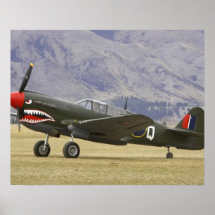 Nya Zeeland, Otago, Wanaka, Warbird Över 5 Poster