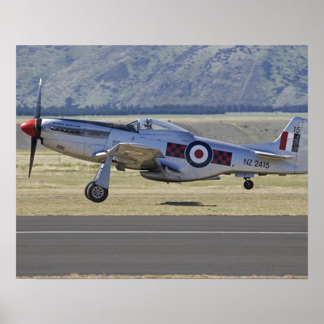 Nya Zeeland, Otago, Wanaka, Warbirds Over 4 Poster (Framsidan)