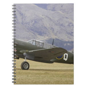 Nya Zeeland, Otago, Wanaka, Warbirds Over 5 Anteckningsbok Med Spiral