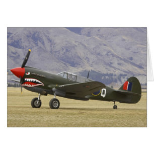 Nya Zeeland, Otago, Wanaka, Warbirds över 5 Hälsningskort