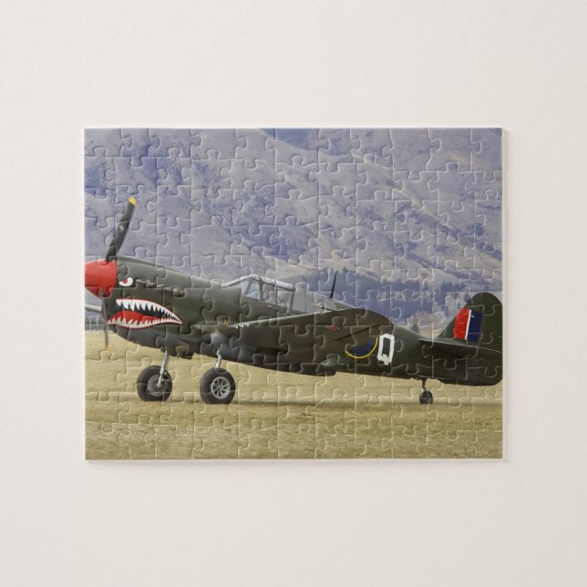 Nya Zeeland, Otago, Wanaka, Warbirds Over 5 Pussel (Horisontell)