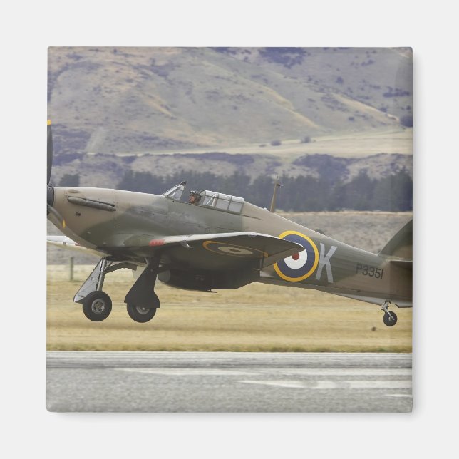 Nya Zeeland, Otago, Wanaka, Warbirds Over 6 Magnet (Framsidan)