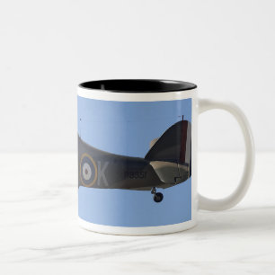 Nya Zeeland, Otago, Wanaka, Warbirds Over 8 Två-Tonad Mugg