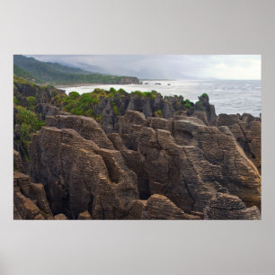 Nya Zeeland: Pancake Sten Poster