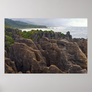 Nya Zeeland: Pancake Sten Poster