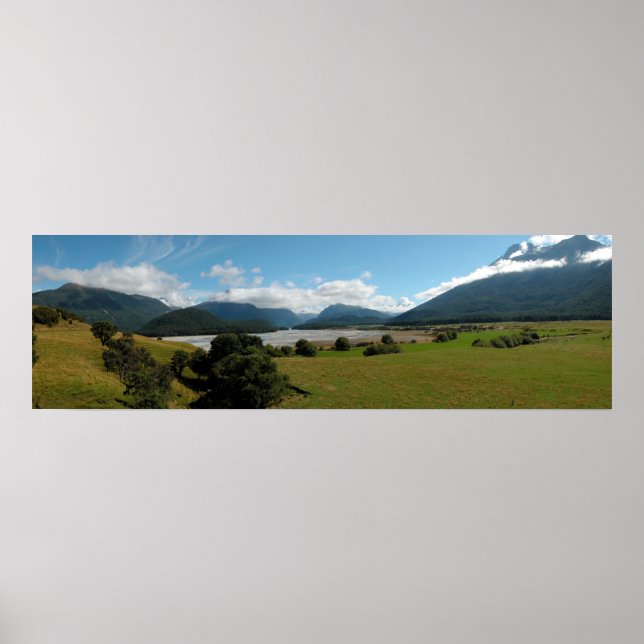 Nya Zeeland Panoramic 2 Poster (Framsidan)