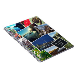 Nya Zeeland Photo Collage Travel Journal Anteckningsbok