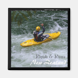 Nya Zeeland, Rapids & Rivers Adrenaline (Magnet) Magnet