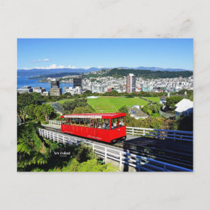 Nya Zeeland, Red Cable Car Vykort