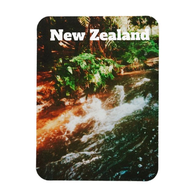 Nya Zeeland Resestryck  Magnet (Vertikal)