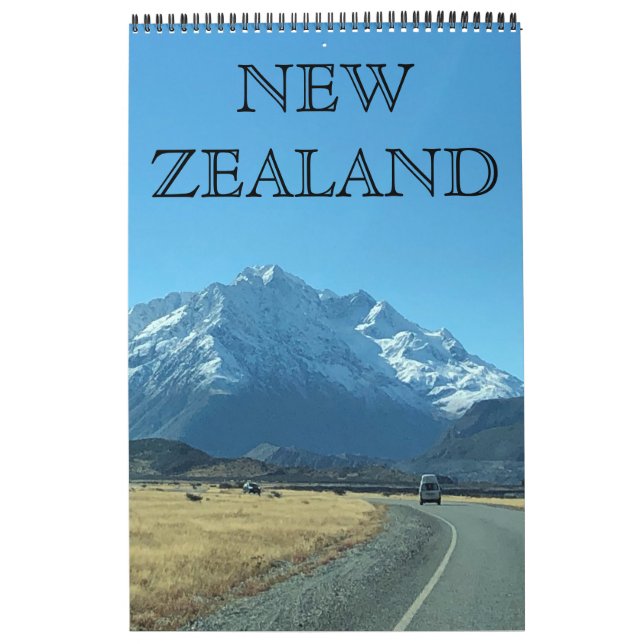nya zeeland resor kalender (Omslag)
