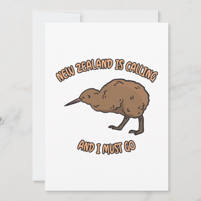 Nya Zeeland ringer Julkort (Framsida)